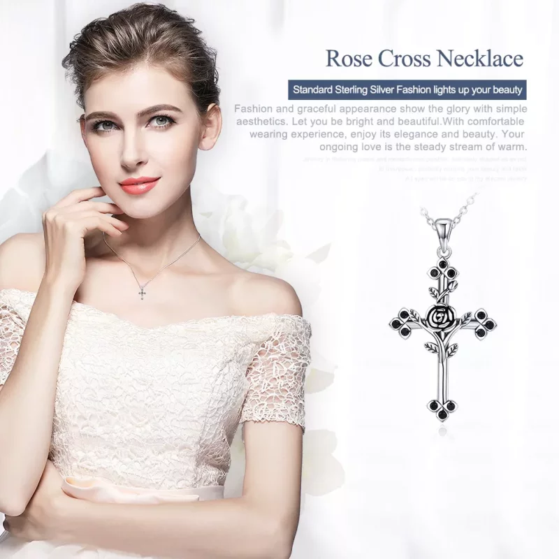 (afbeelding voor) Pandora Style Rozenkruis Chain Ketting - SCN091 - Bekijken 2