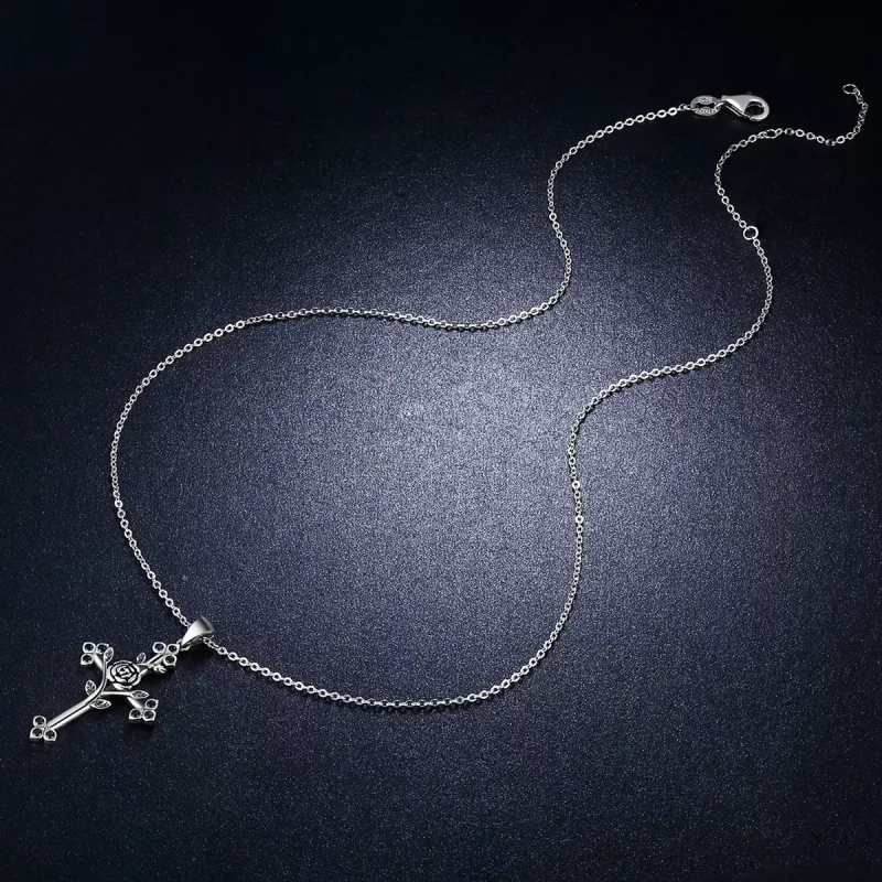 (afbeelding voor) Pandora Style Rozenkruis Chain Ketting - SCN091 - Bekijken 3