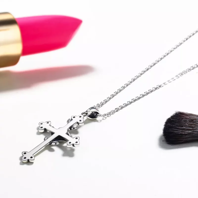 (afbeelding voor) Pandora Style Rozenkruis Chain Ketting - SCN091 - Bekijken 5