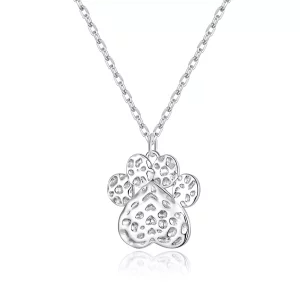 Pandora Style Schattige hondenpoot Ketting - BSN204 (afbeelding voor) Pandora Style Schattige hondenpoot Ketting - BSN204