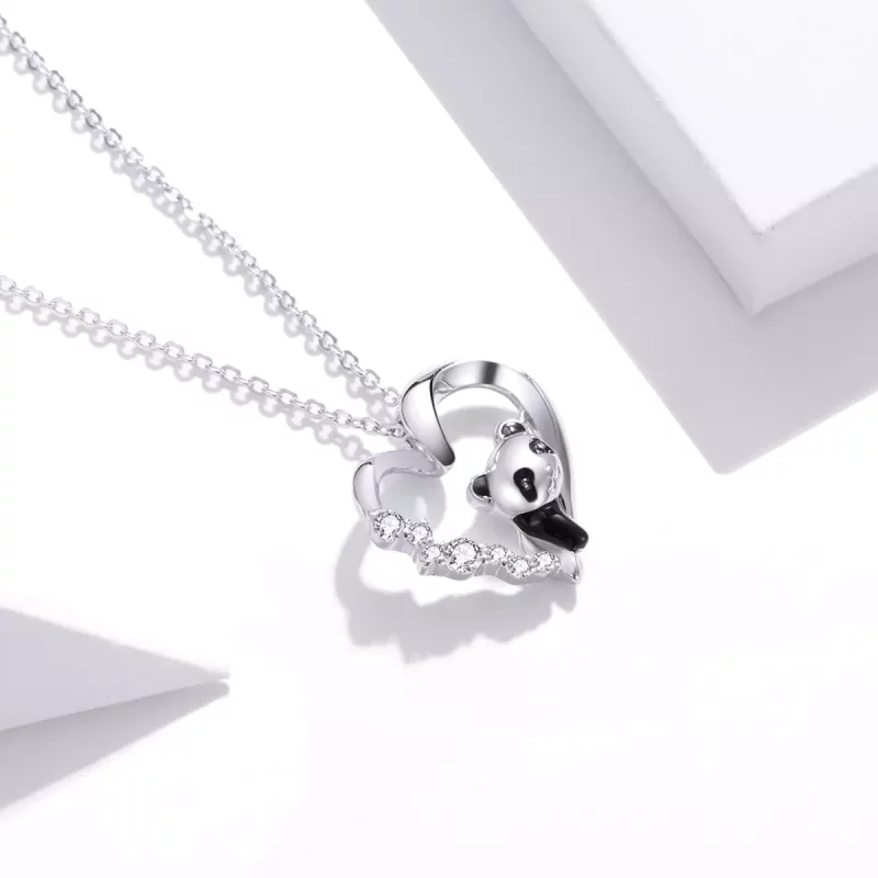 (afbeelding voor) Pandora Style Schattige kattenoren Chain Ketting - SCN453 - Bekijken 3