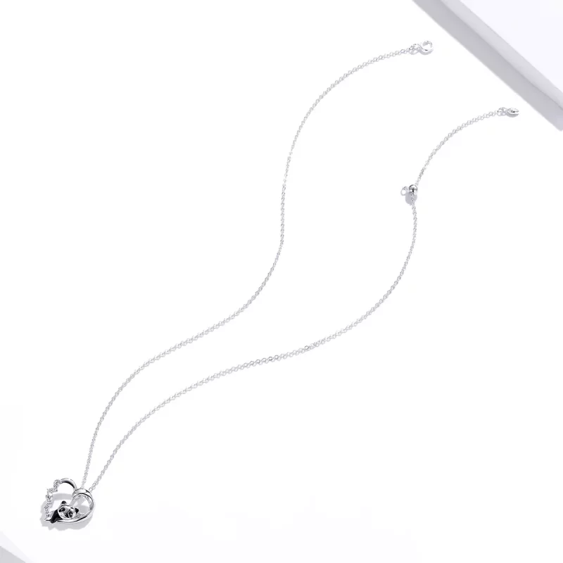 (afbeelding voor) Pandora Style Schattige kattenoren Chain Ketting - SCN453 - Bekijken 4