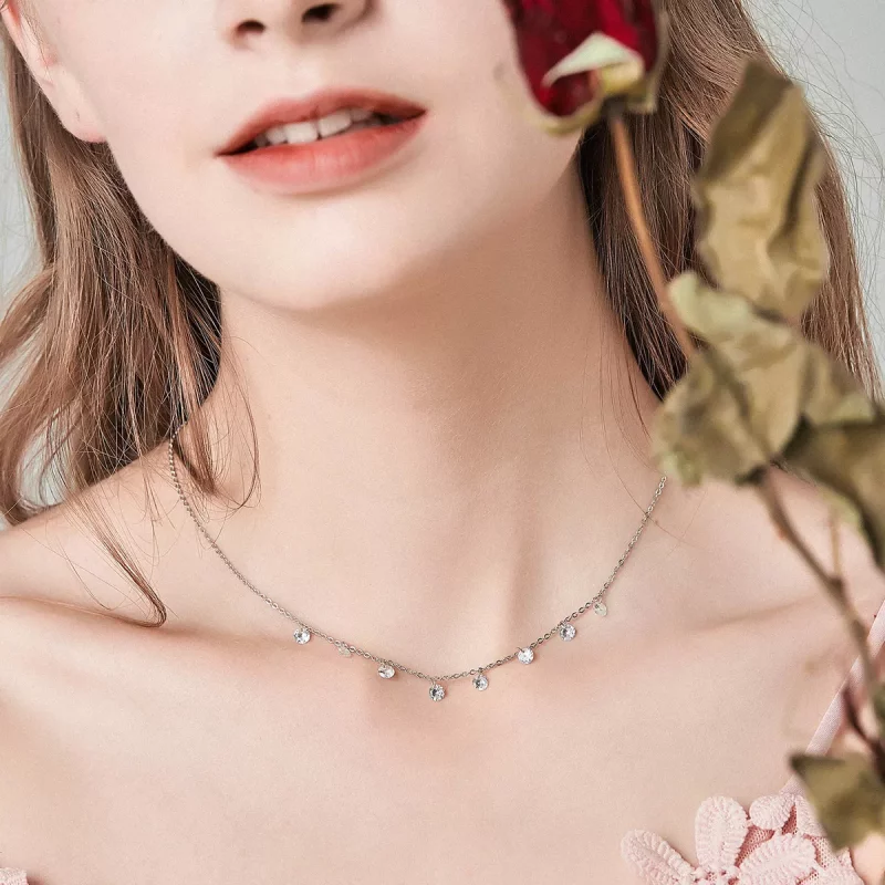 (afbeelding voor) Pandora Style Schoonheid van eenvoud Chain Ketting - SCN299 - Bekijken 7