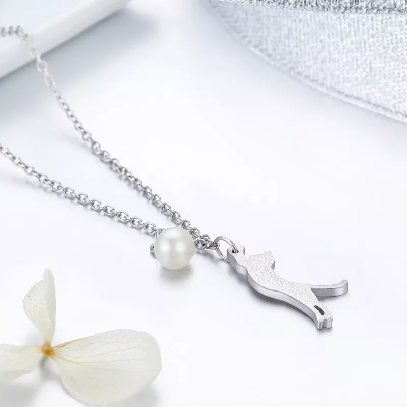 (afbeelding voor) Pandora Style Speels Katje Chain Ketting - SCN175 - Bekijken 7