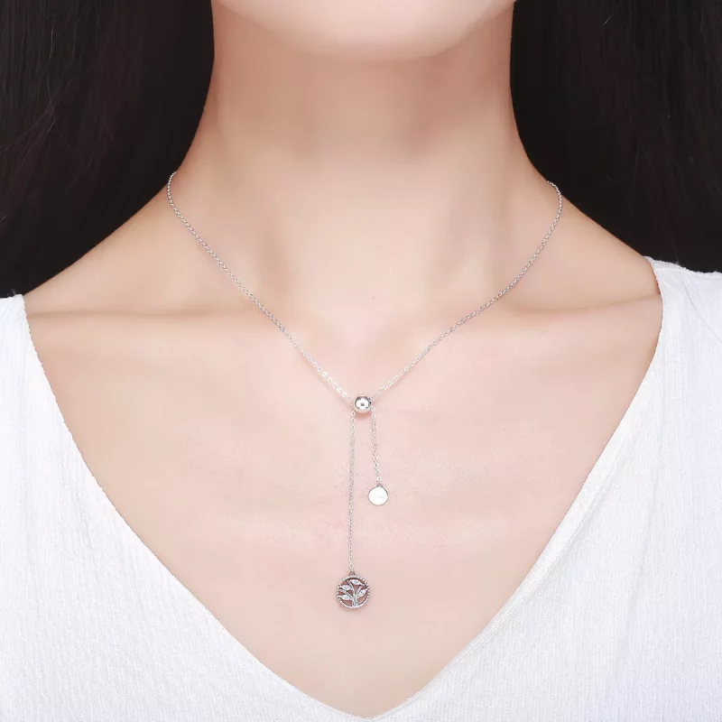 (afbeelding voor) Pandora Style Stamboom en thuis Chain Ketting - SCN106 - Bekijken 6
