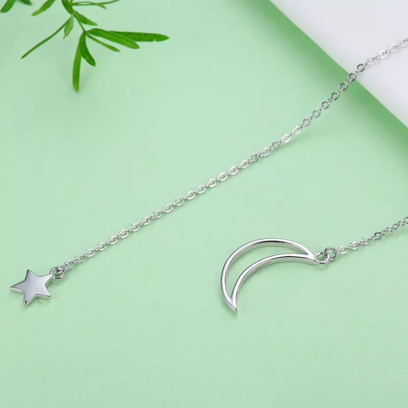 (afbeelding voor) Pandora Style Ster En Maan Fee Chain Ketting - SCN108 - Bekijken 5