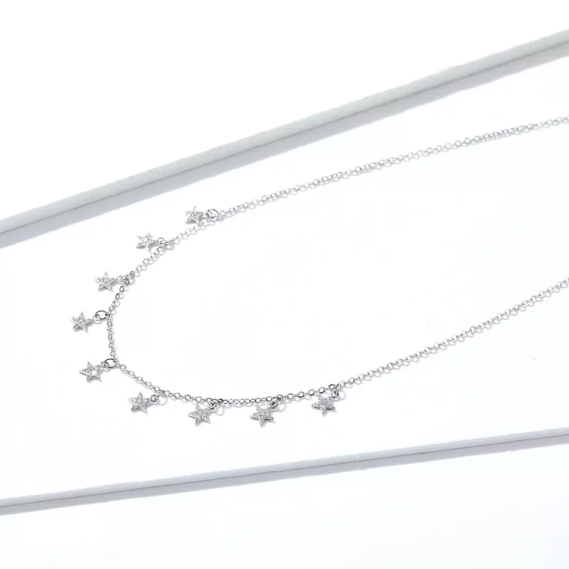 (afbeelding voor) Pandora Style Ster Ketting - BSN116 - Bekijken 2