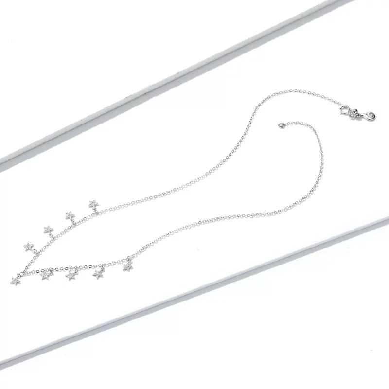 (afbeelding voor) Pandora Style Ster Ketting - BSN116 - Bekijken 4