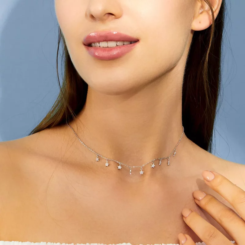 (afbeelding voor) Pandora Style Ster Ketting - BSN116 - Bekijken 5