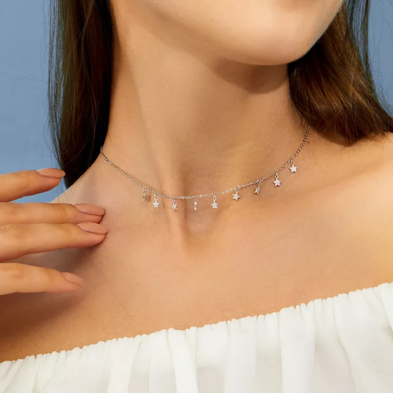 (afbeelding voor) Pandora Style Ster Ketting - BSN116 - Bekijken 7