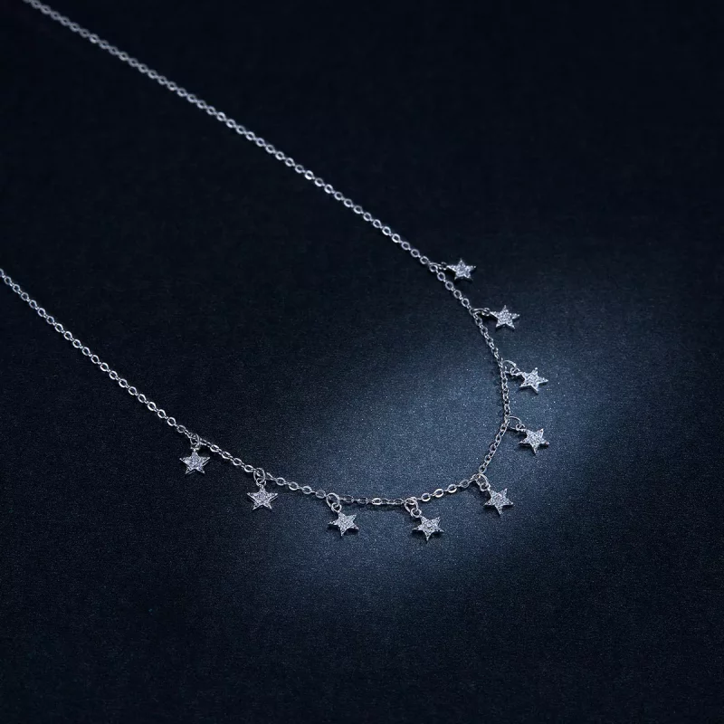 (afbeelding voor) Pandora Style Ster Ketting - BSN116 - Bekijken 8