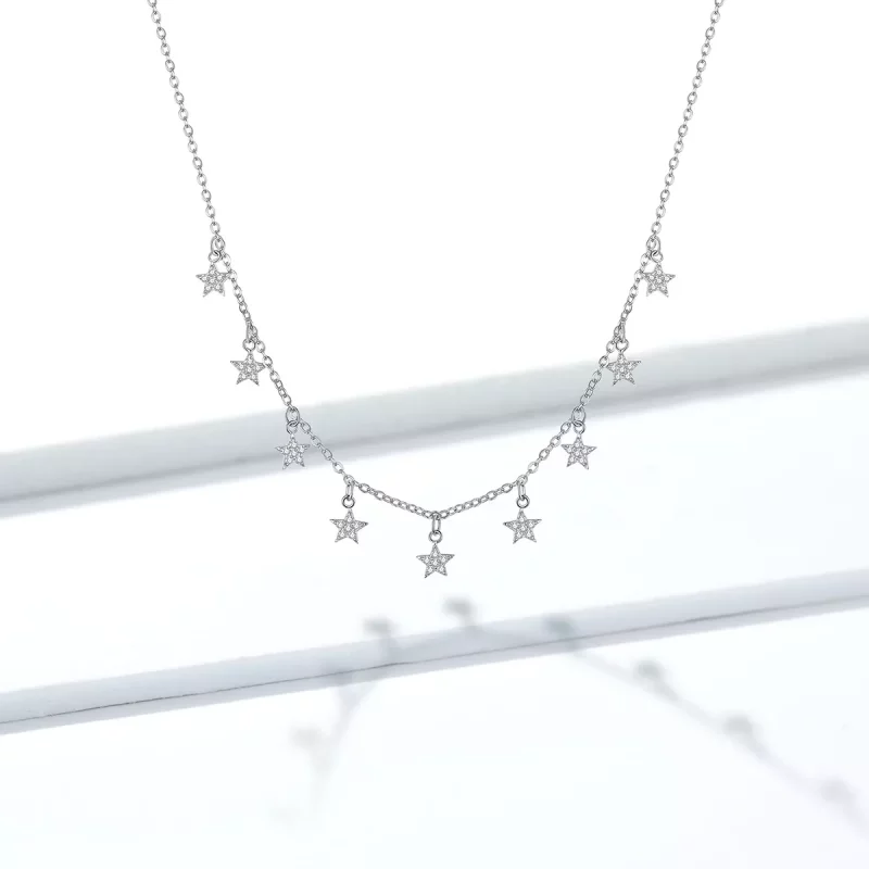 (afbeelding voor) Pandora Style Ster Ketting - BSN116 - Bekijken 9