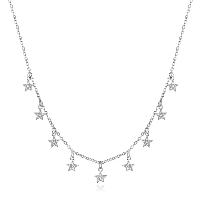 (afbeelding voor) Pandora Style Ster Ketting - BSN116