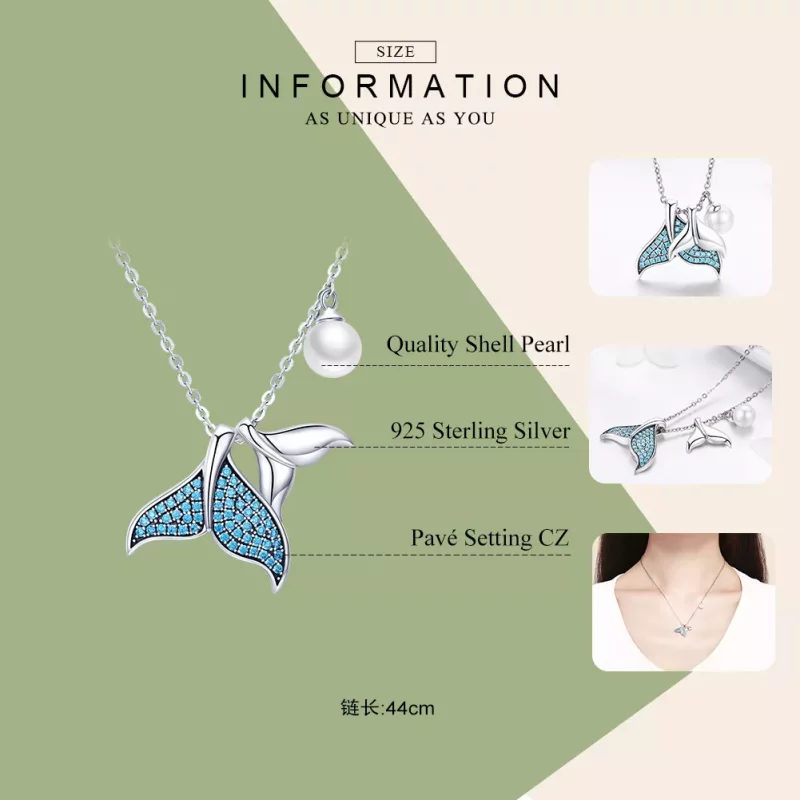 (afbeelding voor) Pandora Style Tranen van zeemeermin Chain Ketting - SCN309 - Bekijken 4