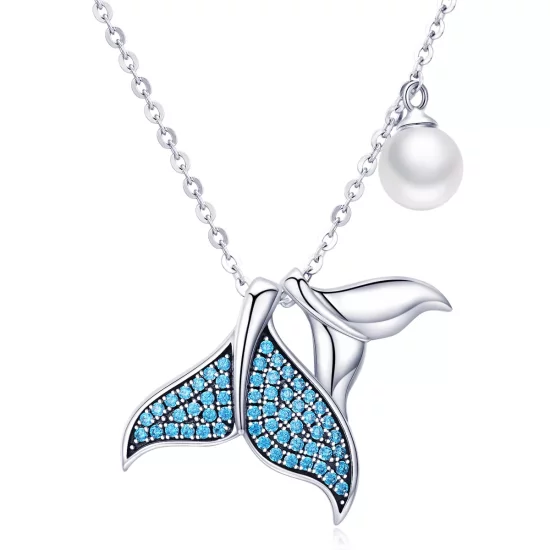 (afbeelding voor) Pandora Style Tranen van zeemeermin Chain Ketting - SCN309