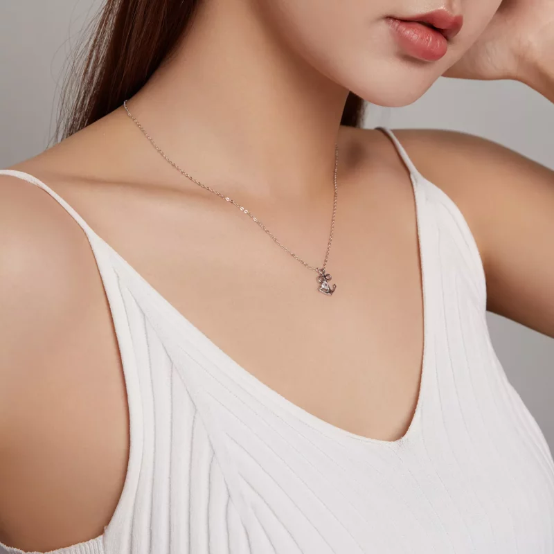 (afbeelding voor) Pandora Style Trouwe liefde Chain Ketting - SCN458 - Bekijken 6
