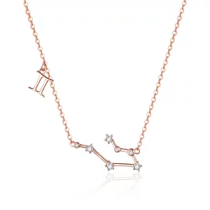 (afbeelding voor) Pandora Style Tweelingen Ketting - BSN015