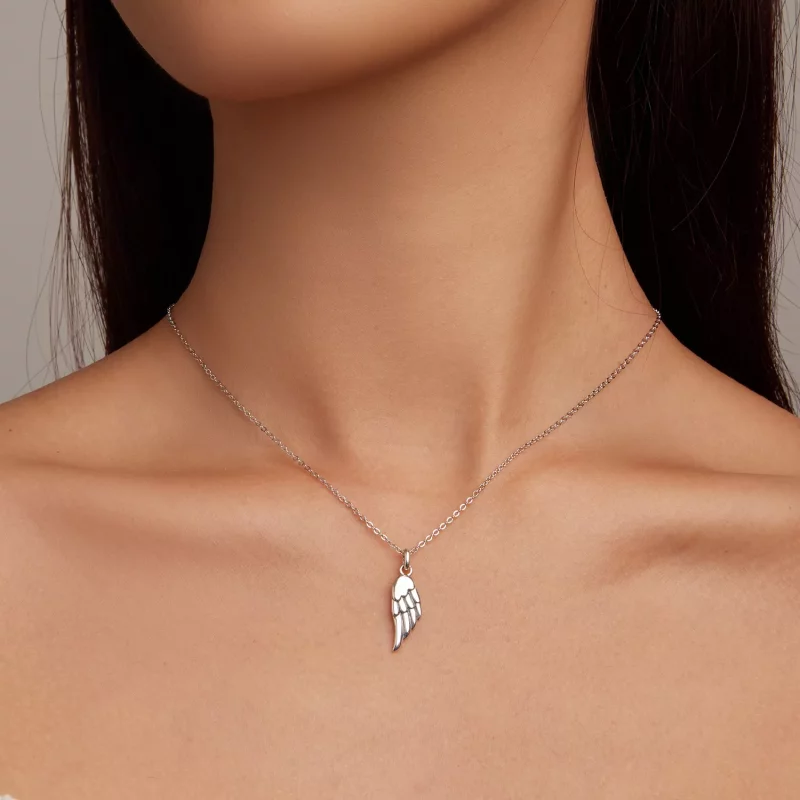 (afbeelding voor) Pandora Style Vleugel Ketting - BSN268 - Bekijken 6