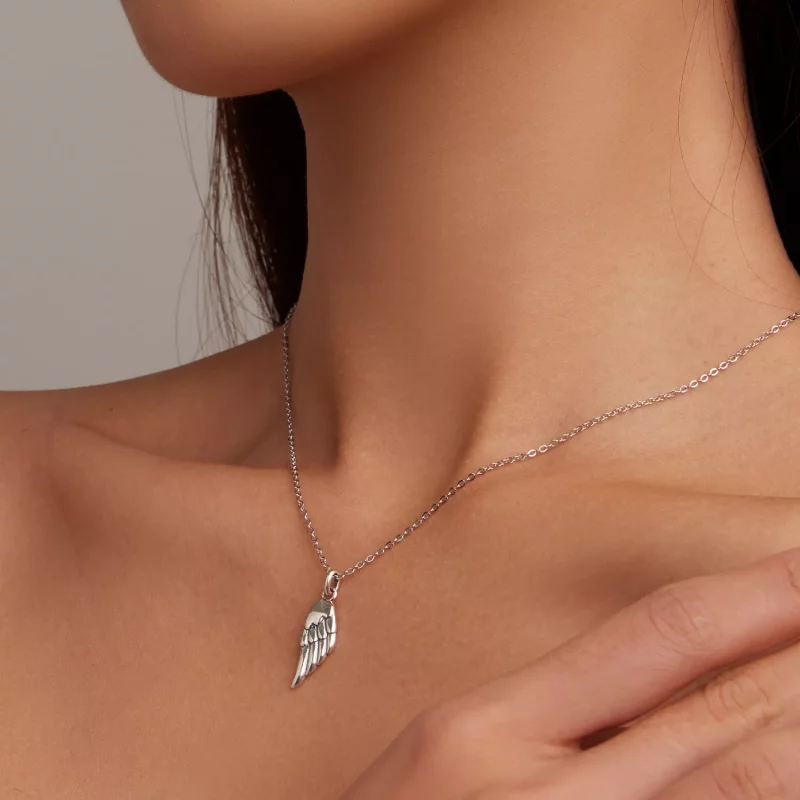 (afbeelding voor) Pandora Style Vleugel Ketting - BSN268 - Bekijken 7