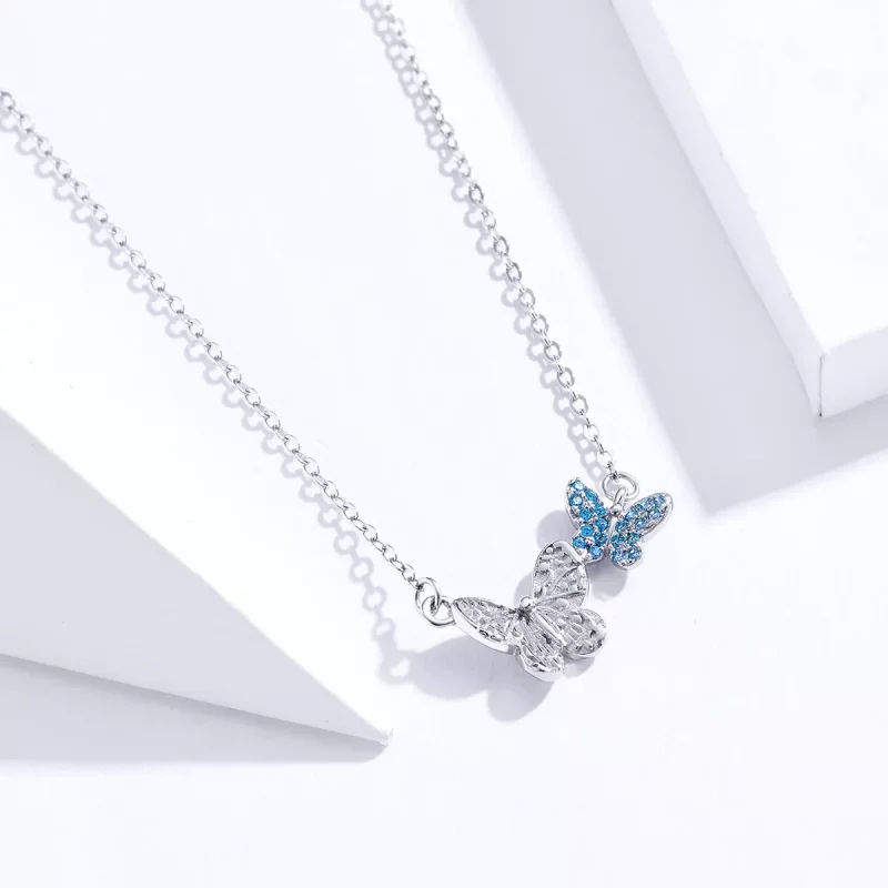 (afbeelding voor) Pandora Style Vlinder Chain Ketting - SCN384 - Bekijken 2