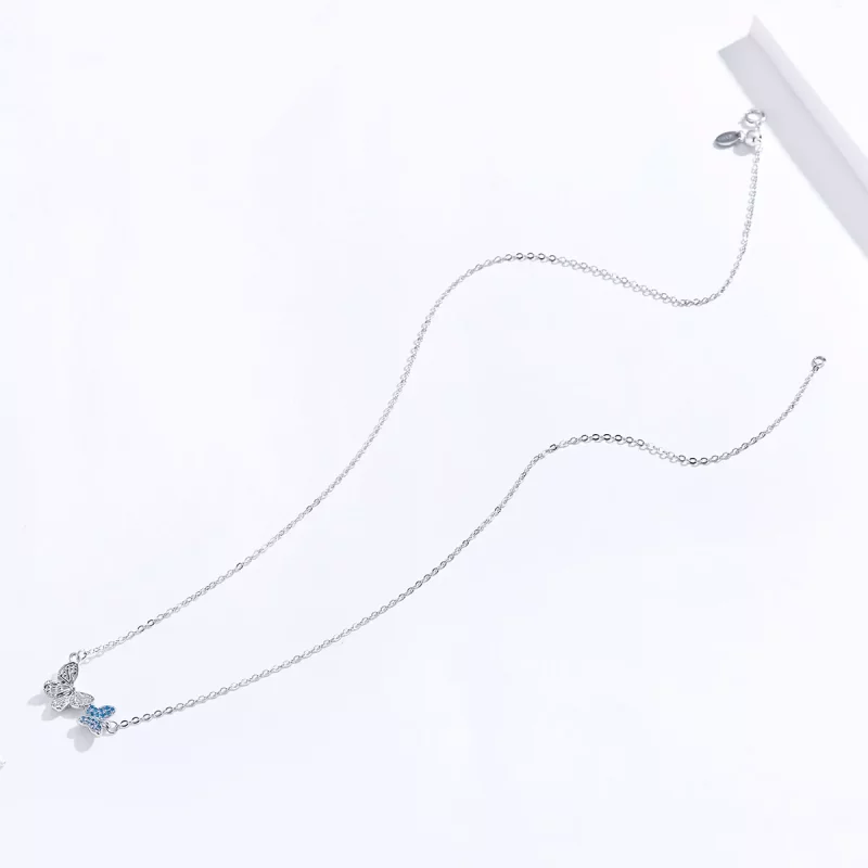 (afbeelding voor) Pandora Style Vlinder Chain Ketting - SCN384 - Bekijken 4