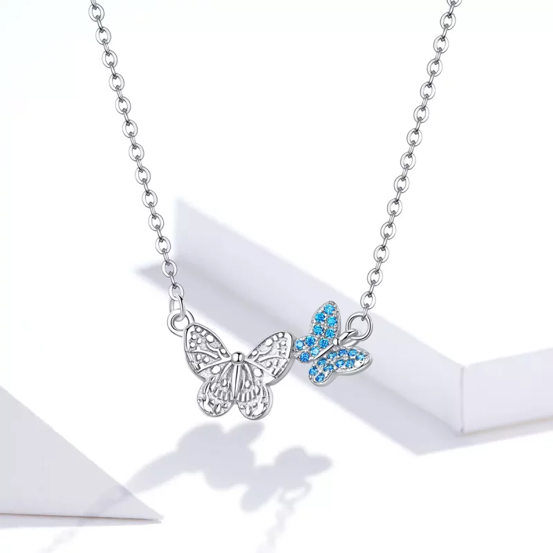 (afbeelding voor) Pandora Style Vlinder Chain Ketting - SCN384 - Bekijken 5