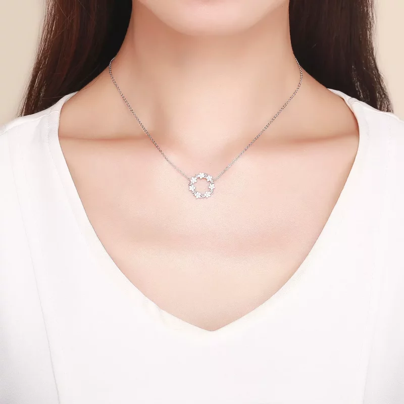 (afbeelding voor) Pandora Style Vol sterren Chain Ketting - BSN028 - Bekijken 6