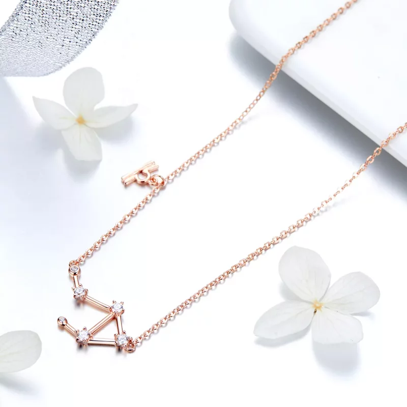 (afbeelding voor) Pandora Style Weegschaal Ketting - BSN022 - Bekijken 3