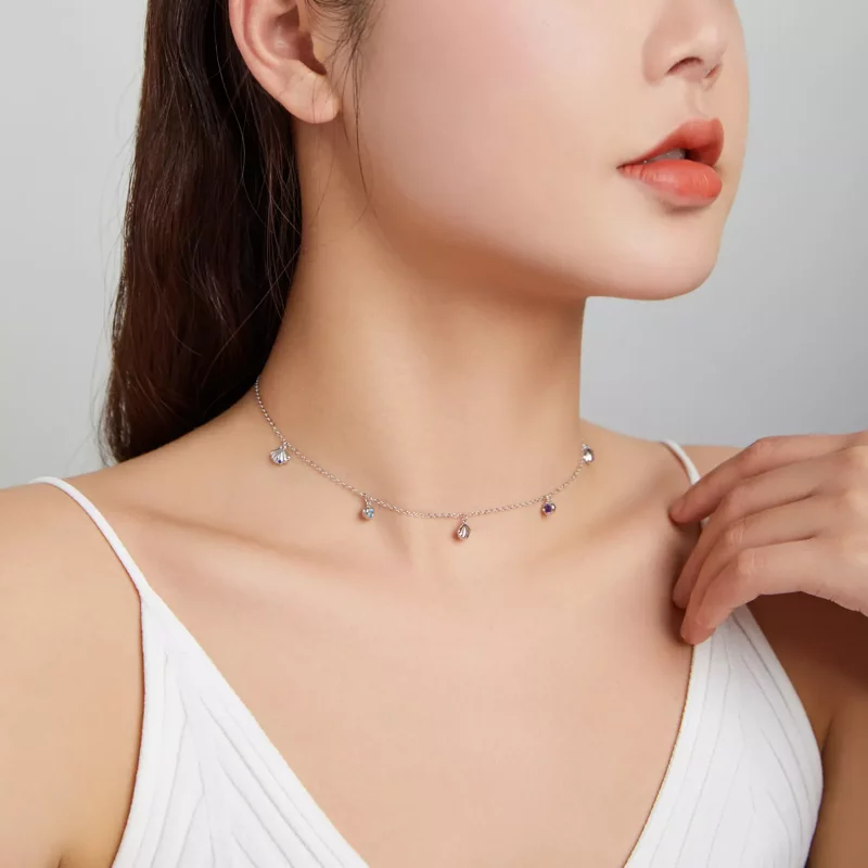 (afbeelding voor) Pandora Style Zeeschelp Chain Ketting - SCN454 - Bekijken 8