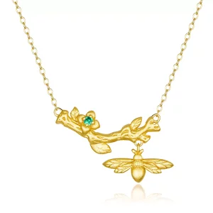 (afbeelding voor) Pandora Style Zomer bloemen Ketting - BSN103