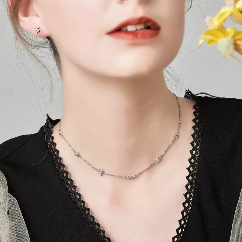 (afbeelding voor) Pandora Style Zon en maan glorie Chain Ketting - SCN272 - Bekijken 6