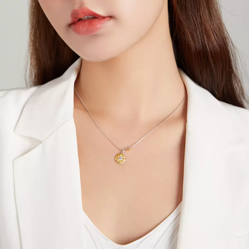 (afbeelding voor) Pandora Style Zonnebloem Ketting - BSN212 - Bekijken 8