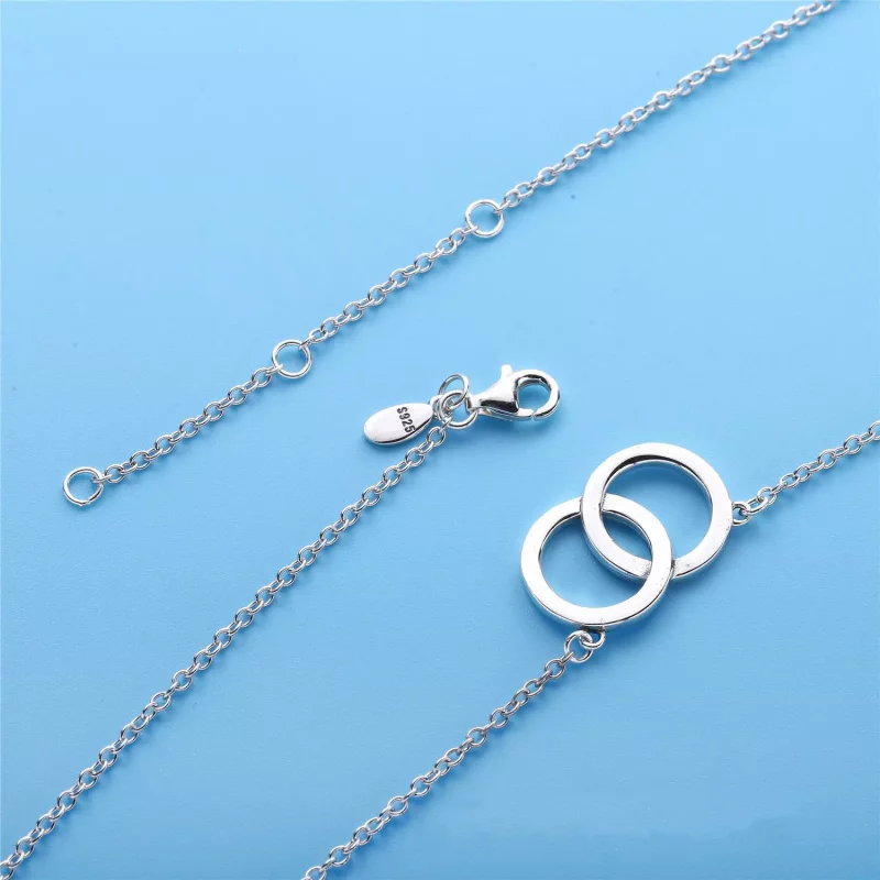 (afbeelding voor) Collier Pandora Cirkels - 396235CZ-45 - Bekijken 2