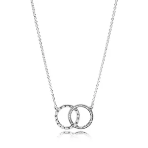 Collier Pandora Cirkels - 396235CZ-45 (afbeelding voor) Collier Pandora Cirkels - 396235CZ-45