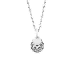 (afbeelding voor) PANDORA Celebration Hearts Necklace - 390404CZ-70