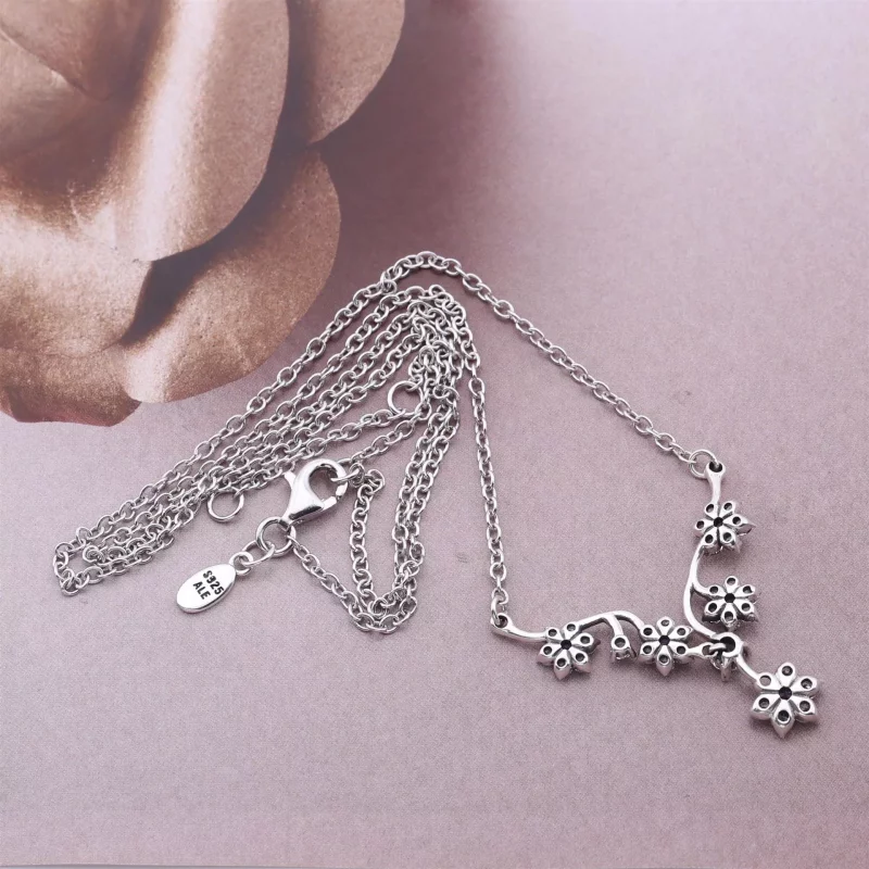 (afbeelding voor) PANDORA Forget Me Not Necklace - 590519ACZ-45 - Bekijken 2