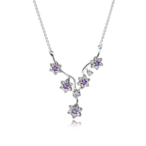 (afbeelding voor) PANDORA Forget Me Not Necklace - 590519ACZ-45