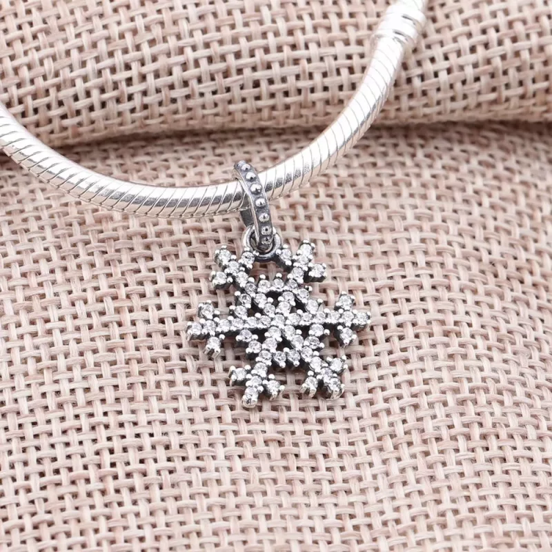 (afbeelding voor) PANDORA Hanger Met Sneeuwvlok 390354CZ - Bekijken 2