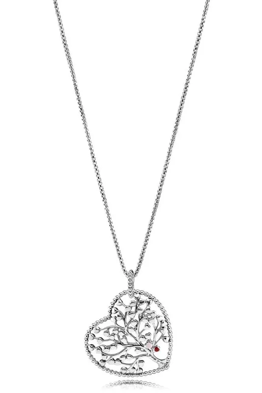(afbeelding voor) PANDORA Ketting Tree Of Love 396582ENMX