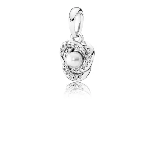 PANDORA Luminous Love Knot Pendant - 390401Wcp (afbeelding voor) PANDORA Luminous Love Knot Pendant - 390401Wcp