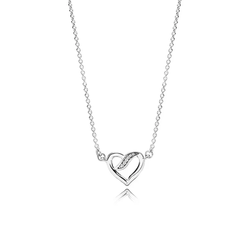 (afbeelding voor) PANDORA Ribbon Of Love Necklace - 590535CZ-45