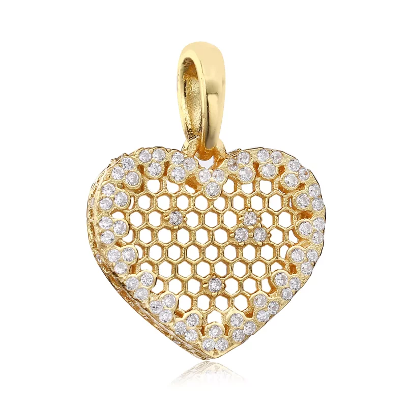 (afbeelding voor) Pandora Shine Honeycomb Lace Hanger 367111CZ - Bekijken 2