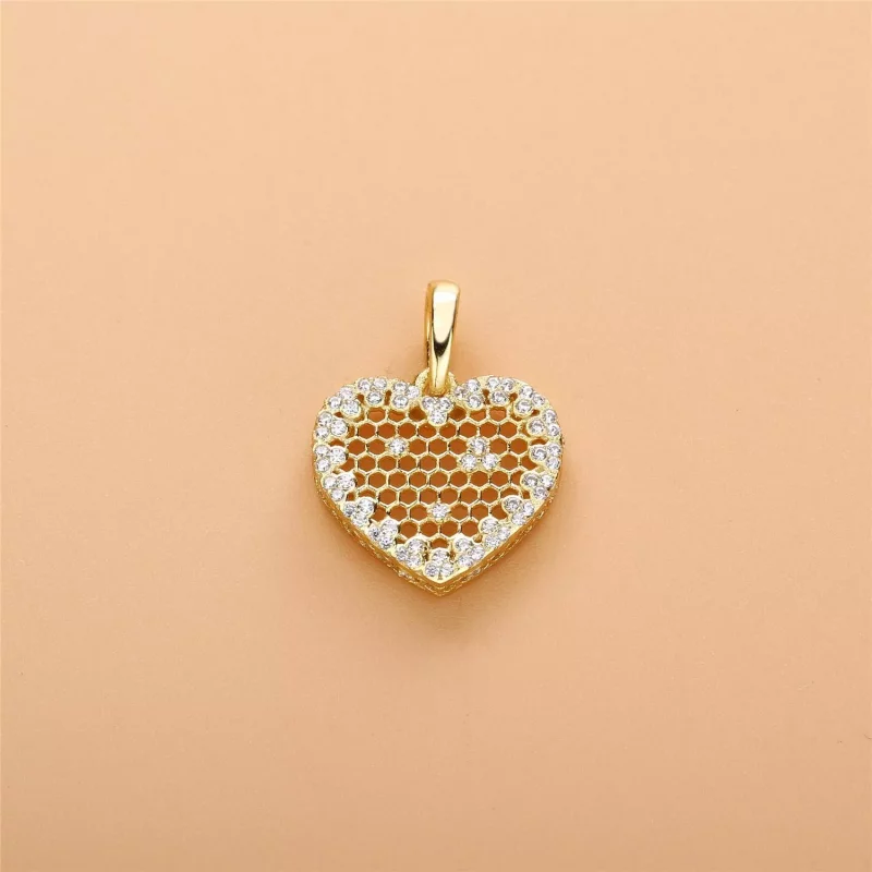 (afbeelding voor) Pandora Shine Honeycomb Lace Hanger 367111CZ - Bekijken 3