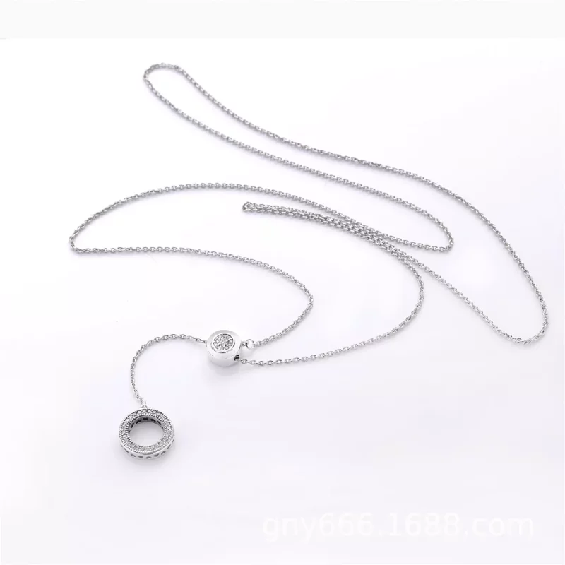 (afbeelding voor) Pandora Signature Collier - 397445CZ-70 - Bekijken 3