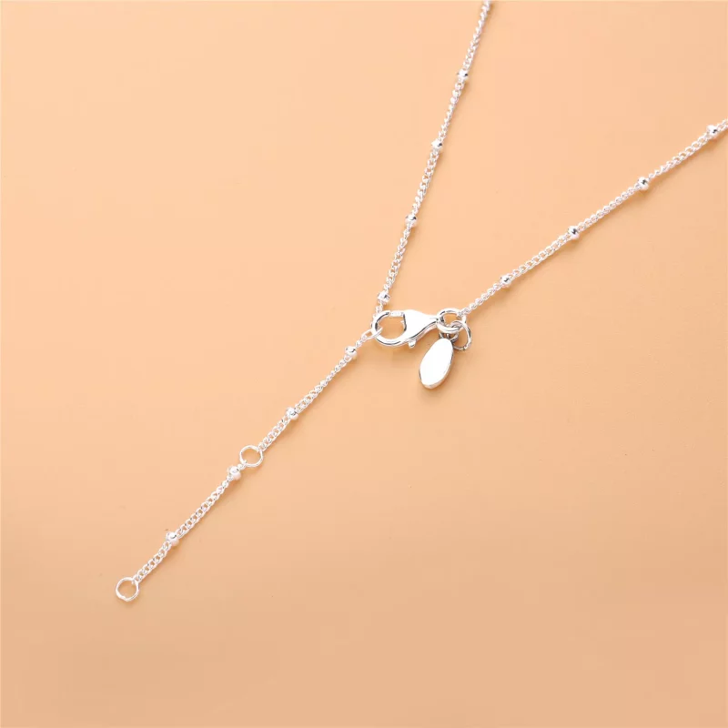 (afbeelding voor) PANDORA Silver Beaded Ketting 397210 - Bekijken 3