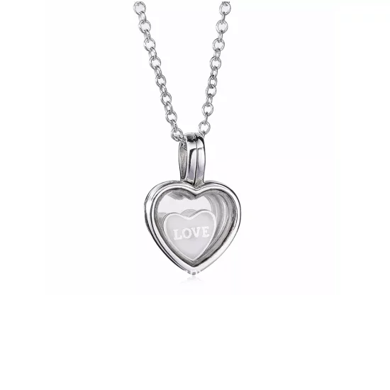 (afbeelding voor) Pandora Zilveren Drijvende Hart Medaillon 590544A