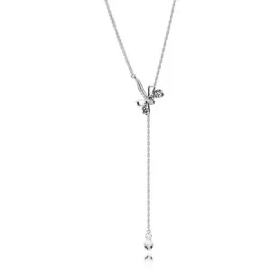 Pandora Zilveren Dromerige Dragonfly Ketting 397104CZ-65 (afbeelding voor) Pandora Zilveren Dromerige Dragonfly Ketting 397104CZ-65
