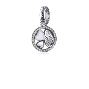 (afbeelding voor) Pandora Zilveren Harten Van Liefde Hanger 792104CZa