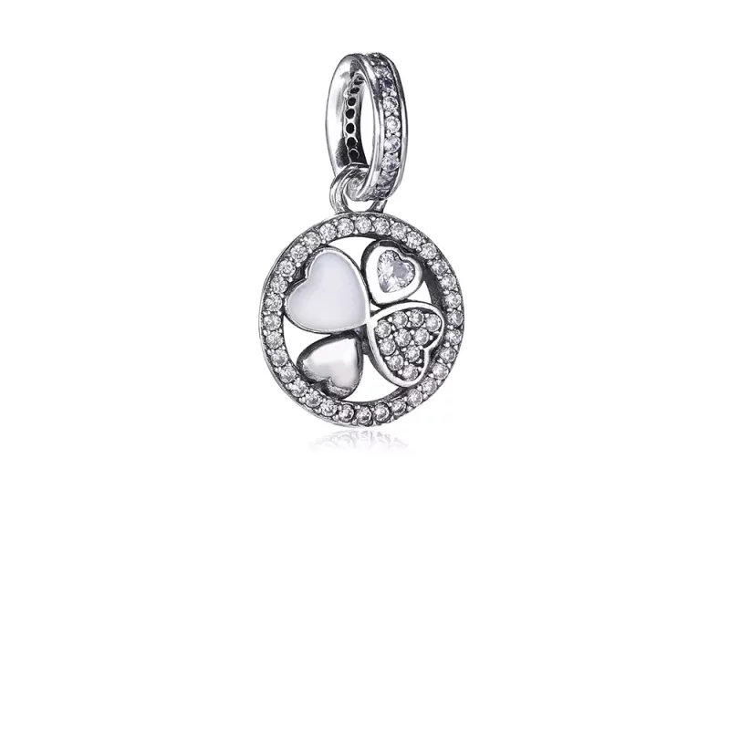 (afbeelding voor) Pandora Zilveren Harten Van Liefde Hanger 792104CZa