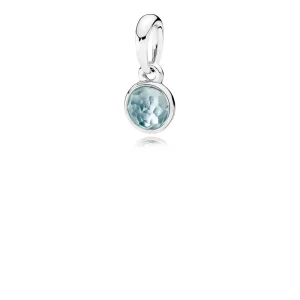 (afbeelding voor) Pandora Zilveren Maart Druppel Hanger 390396Nab